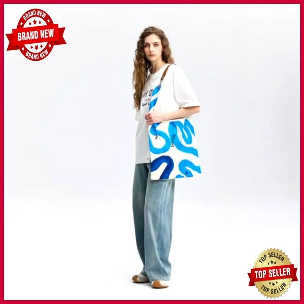 Nylon Tote Bag with Removable Strap, Foldable, 20L Capacity, Casual Purse